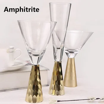 Yeni viski bardağı Kokteyl şampanya bardağı Evlilik Kulübü Ziyafet Masa Şarap Yaratıcı Cam viski bardağı