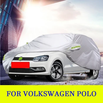 Araba güneşliği Kapak Dış su geçirmez kapakları açık güneş koruma kapağı için araba için volkswagen vw polo 2009-2018 Aksesuarları