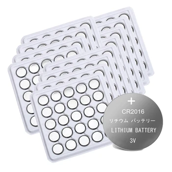 300 ADET Marka Yeni CR2016 Düğme Düğme Pil 3V Lityum Piller CR 2016 İzle Uzaktan Oyuncak Bilgisayar Hesap Makinesi Kontrol