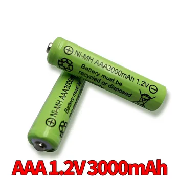 1-20 adet 1.2 V AAA 3000mAh 3A Ni-MH sarı şarj edilebilir pil hücresi MP3 RC Oyuncaklar LED el feneri el feneri
