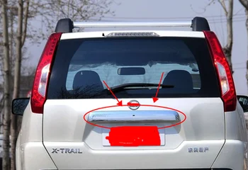 Nissan X-Trail XTrail için T31 2008 2009 2010 2011 2012 2013 ABS Krom Arka Bagaj Kapağı ayar kapağı trim Bagaj kapak Trim