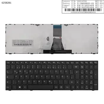 Alman QWERTZ için Yeni Klavye Lenovo G50-30 G50-45 G50-70 G50-70m G50-80 E51-80 E50-70 E50-80 Laptop Siyah Çerçeve