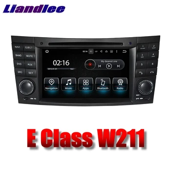 Liandlee Araba Multimedya Oynatıcı NAVI Içinmercedes Benz E W211 MB 2002 ~ 2009ARABA Dokunmatik Ekran Radyo DVD Stereo GPS Navigasyon