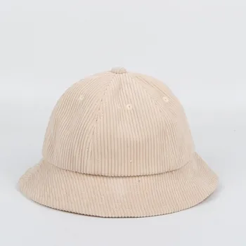 Kadife Düz Renk Kova Şapka Balıkçı Şapka Açık Seyahat Şapka güneşlikli kep Şapka Çocuk Erkek ve Kız 04