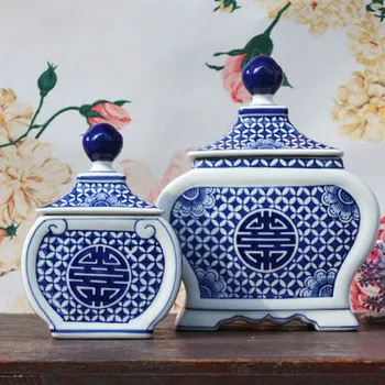 Tao Caicai Çin Ruyi dekoratif seramik demlik mutlu düğün hediyesi Ev Mobilya seramik dekorasyon