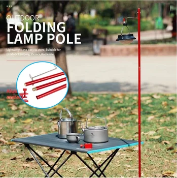 Açık kamp alüminyum alaşım taşınabilir lamba raf piknik ışık askı kamp ekipmanları katlanır duvar lambası kamp malzemeleri