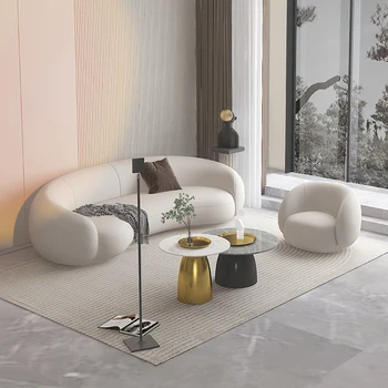 Iskandinav Tarzı Modern Kanepe Tembel Minimalist Ergonomik Beyaz Modern Oturma Odası Kanepe Rahat Kanepe Salon yatak odası mobilyası