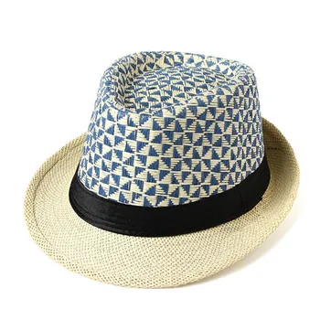 Kadın Şapka Erkekler İçin Şapka Bayanlar Yaz Plaj Kap güneş şapkası Kadın Panama Hasır Erkek Gangster Moda Güneşlik Gangster Kap