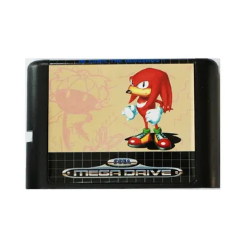 Sonic Echidna 16 bitlik MD Oyun Kartı İçin Sega Mega Sürücü SEGA Genesis İçin