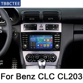 Araba Radyo Stereo GPS Navigasyon Mercedes Benz CLC Sınıfı CL203 2008 2009 2010 NTG Android BT Multimedya Oynatıcı Ses