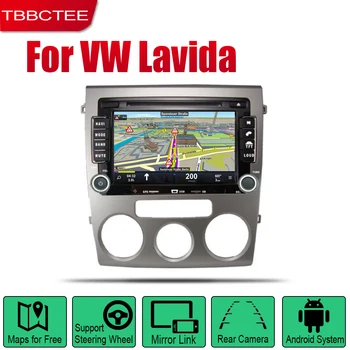 TBBCTEE Android 2 Din otomobil radyosu DVD Volkswagen VW Lavida 2008~2012 Araba Multimedya Oynatıcı GPS Navigasyon Sistemi Radyo