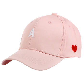 Yeni beyzbol şapkası Moda Pamuk Harfler Nakış beyzbol şapkası kadın Ve erkek Düz Renk Açık Spor Gölge Kapaklar TG0071