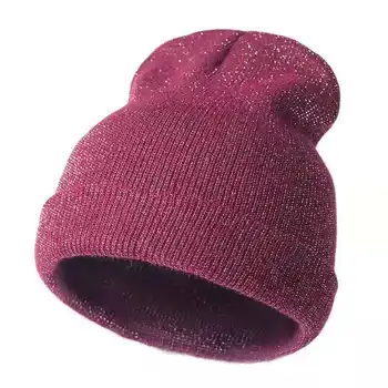 Unisex Kış Kadın Skullies Cap Erkek Bere Şapka Düz Renk Kadınlar İçin Daha Sıcak Kaputu Kırmızı Şapka İçin Rahat Kasketleri Caps Şapka Örme 