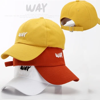 Kore İşlemeli Mektup Neden Yaz Açık güneş şapkaları Hip Hop Pamuk Kadın Erkek Golf balıkçılık şapkası Ayarlanabilir Unisex beyzbol şapkası s